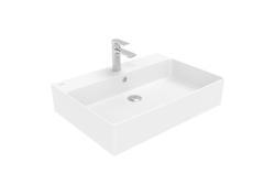 Creavit Volga Tezgah Üstü Kare Lavabo 70cm Beyaz
