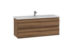 Creavit Alinda Lavabo Dolabı 120cm Açık Ceviz