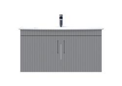 Creavit E10 Lav. Dlb. 100cm Kapaklı GRI