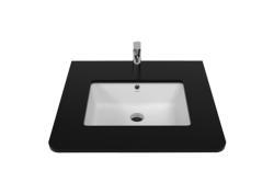 Creavit Tezgah Altı Dikdörtgen Lavabo 38*51 cm Beyaz