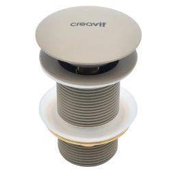 Creavit Lavabo Sifon Başlığı Pop-up Taşmasız Cappucino
