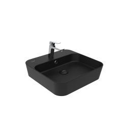 Creavit LOOP 45cm Tezgah Üstü Lavabo Kömür Karası