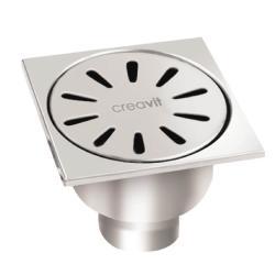 Creavit Yer Sifonu 10x10 cm 32mm Krom