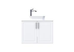 Creavit Perra Lavabo Dolabı 80cm Kapaklı Beyaz