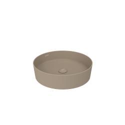 Creavit Loop Yuvarlak Çanak Lavabo 45 cm Mat Cappucino