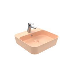 Creavit LOOP 45cm Tezgah Üstü Lavabo Şeftali Tüyü