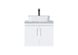 Creavit E10 Lav. Dlb. 65cm Kapaklı Gra.Tezg BYZ Beyaz