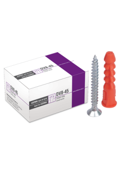Dalsan COREX Dübel-Vida 8x45 mm (100 takım/kutu) 100 adet
