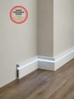 DECOLUX ASL-006-P1 100x20 mm 2 m Yükseltilmiş Duvar Çıtası