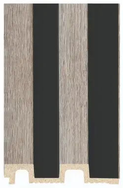 DECOLUX Residence AP-001K-99 Koyu Sonoma/Siyah 120x2800x20 mm Duvar Paneli