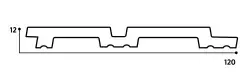 DECOLUX Elite AP-015-327 Açık Balık Sırtı Meşe 120x2800x12 mm Duvar Paneli