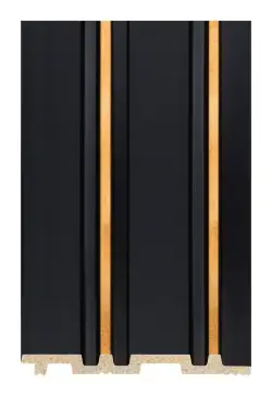 DECOLUX Dubai AP-018-120 Siyah/Altın 121x2800x11 mm Duvar Paneli