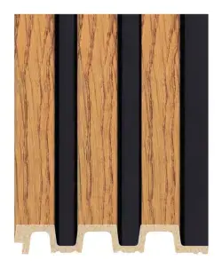DECOLUX Artisan AP-023-F4 Koyu Otantik Meşe 30x2800x9 mm Duvar Paneli
