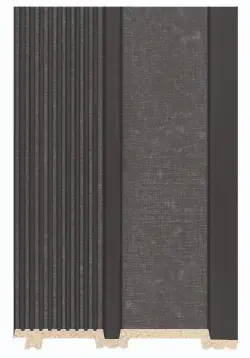 DECOLUX Linea AP-046-164 Karbon Gri 121x2800x11 mm Duvar Paneli