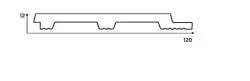 DECOLUX Heritage AP-060-322 Cappuccino Mermer 120x2800x12 mm Duvar Paneli