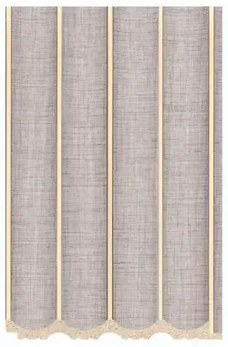 DECOLUX Regency AP-075-269 Koton Krem 120x2800x11 mm Duvar Paneli