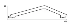 DECOLUX Crescendo AP-080-293 Lav Taşı 126x2800x27 mm Duvar Paneli