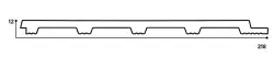 DECOLUX Heritage Extra AP-085-325 Vizon Mermer 218x2800x12 mm Duvar Paneli