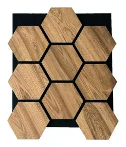 DECOLUX ACP 201-02 Safir Meşe 584x674x21 mm Akustik Duvar Paneli