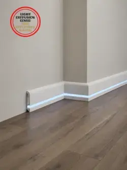 DECOLUX Battiscop ASL-001R-1 100x18 mm 2,4 m LEDli Süpürgelik