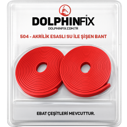 Dolphinfix 504-Akrilik Bant Akrilik Esaslı Su ile Şişen Bant (5*20) 20 m