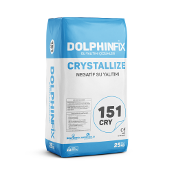 Dolphinfix Crystallize CRY 151 Negatif Su Yalıtım ve İzolasyon Malzemesi 25 kg
