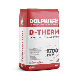 Dolphinfix D-Therm Y 1700 DTY Isı Yalıtım Levha ve Mantolama Yapıştırıcısı 25 kg