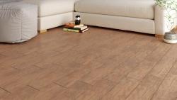 Duratiles 15x60 Hinoki Kahve Mat uygulama örneği