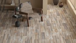 Duratiles 15x60 Natural OAK Kahve Mat uygulama örneği