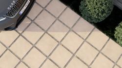 Duratiles 60x60 Tribeca Taupe Mat 20 mm uygulama örneği