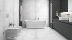 Duratiles 60x120 Calvino Concrete Gri Mat uygulama örneği