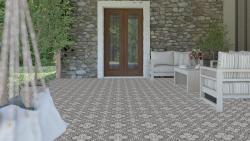 Duratiles 33x33 Mahopany Koyu Gri Mat uygulama örneği