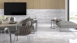 Duratiles 60x60 Santorini Gri Full Lappato uygulama örneği