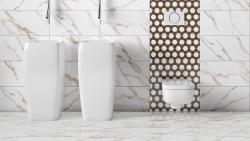 Duratiles 30x60 Ragusa Ahşap Dekofon Parlak uygulama örneği