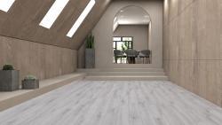 Duratiles 20x120 Naturalia Koyu Gri Mat uygulama örneği