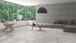 Duratiles 60x60 Cement Gri Mat uygulama örneği