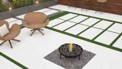 Duratiles 60x60 ERA Beyaz Mat 20 mm uygulama örneği