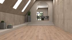 Duratiles 20x120 Naturalia Bruno Mat uygulama örneği