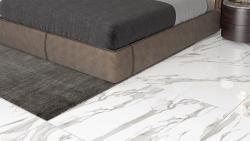 Duratiles 100x100 Piedmont Beyaz Mat uygulama örneği