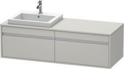 Duravit Ketho Asma dolap ünitesi 1400 mm Beton Gri Mat Dekor KT6797L0707