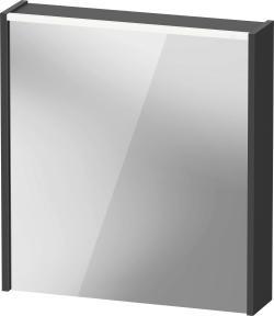Duravit D-Code Aynalı dolap 650 mm Grafit Mat DC7105L49490000