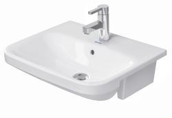 Duravit DuraStyle Yarım tezgah lavabo 550 mm Beyaz (Alpin)