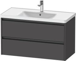 Duravit Ketho.2 Asma dolap ünitesi 984 mm Grafit Mat K25284049490000