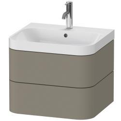 Duravit Happy D.2 c-shaped asma set 575 mm Taş Grisi Saten Mat Lake HP4345O9292