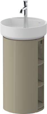 Duravit White Tulip Yerden dolap ünitesi 410 mm Taş Grisi Parlak WT42440H2H20000