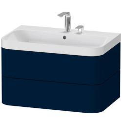 Duravit Happy D.2 c-shaped asma set Gece Mavisi Saten Mat Lake Gece mavisi İpeksi mat Boya, Ürün seti: c-shaped lavabo, Vitrifiye rengi: Beyaz Parlak, Batarya deliği sayısı: 2, S HP4347E9898