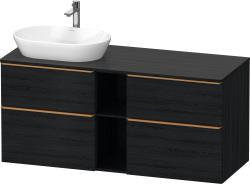 Duravit D-Neo Asma dolap ünitesi 1400 mm Siyah Meşe DE4970L04160000