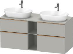 Duravit D-Neo Asma dolap ünitesi 1400 mm Beton Gri Mat Dekor DE4970B04070000