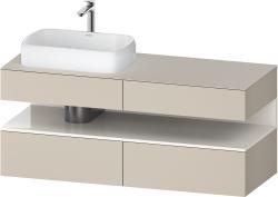 Duravit Studio F. A. Porsche Collection Asma dolap ünitesi 1400 mm Taupe Süper Mat QA4765022830010