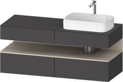 Duravit Studio F. A. Porsche Collection Asma dolap ünitesi 1400 mm Grafit Mat QA4766083490010